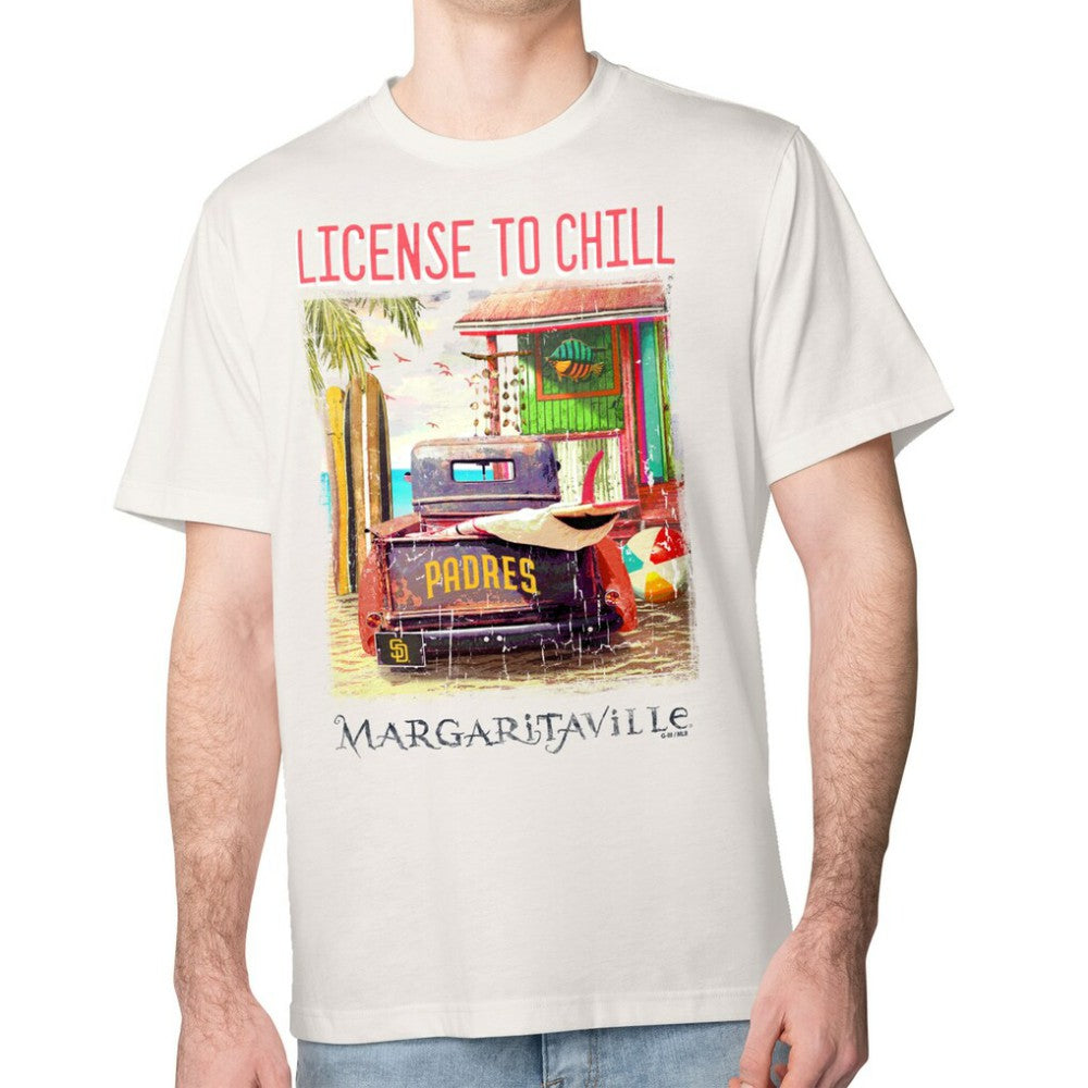 San Diego Padres Margaritaville License to Chill T-Shirt Cream