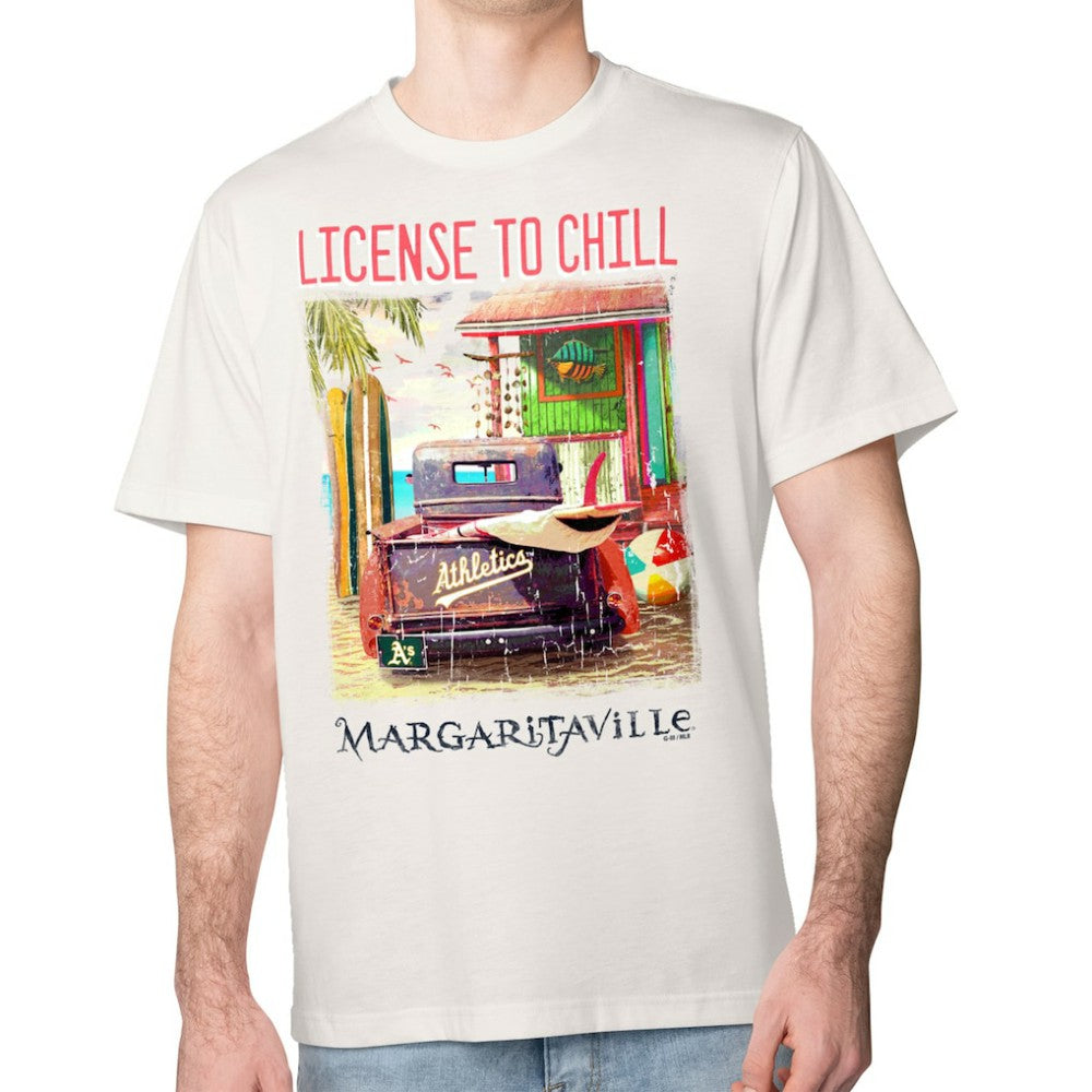 Athletics Margaritaville License to Chill T-Shirt Cream