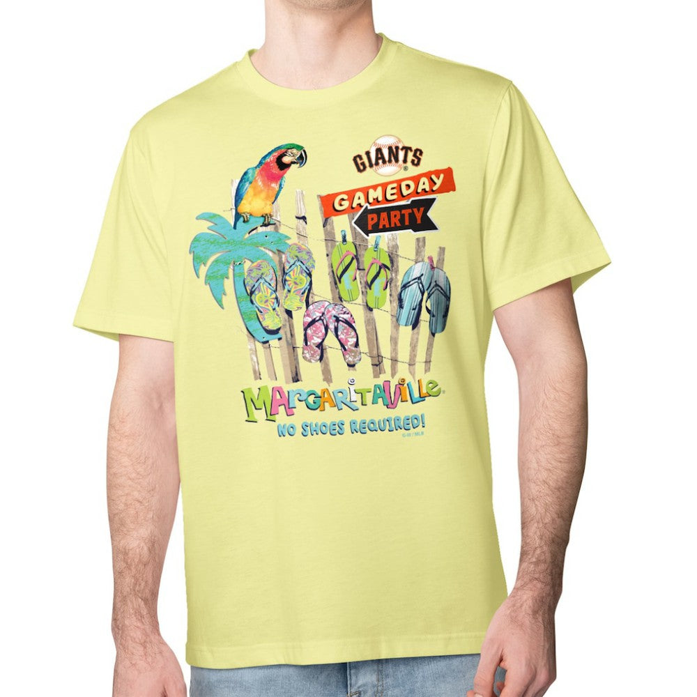 San Francisco Giants Margaritaville Gameday Party T-Shirt Yellow