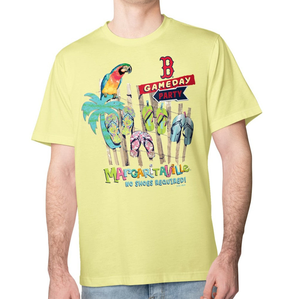 Boston Red Sox Margaritaville Gameday Party T-Shirt Yellow