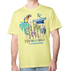 Kansas City Royals Margaritaville Gameday Party T-Shirt Yellow