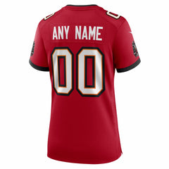 Tampa Bay Buccaneers Women's 50th Season Custom Game Jersey - Red