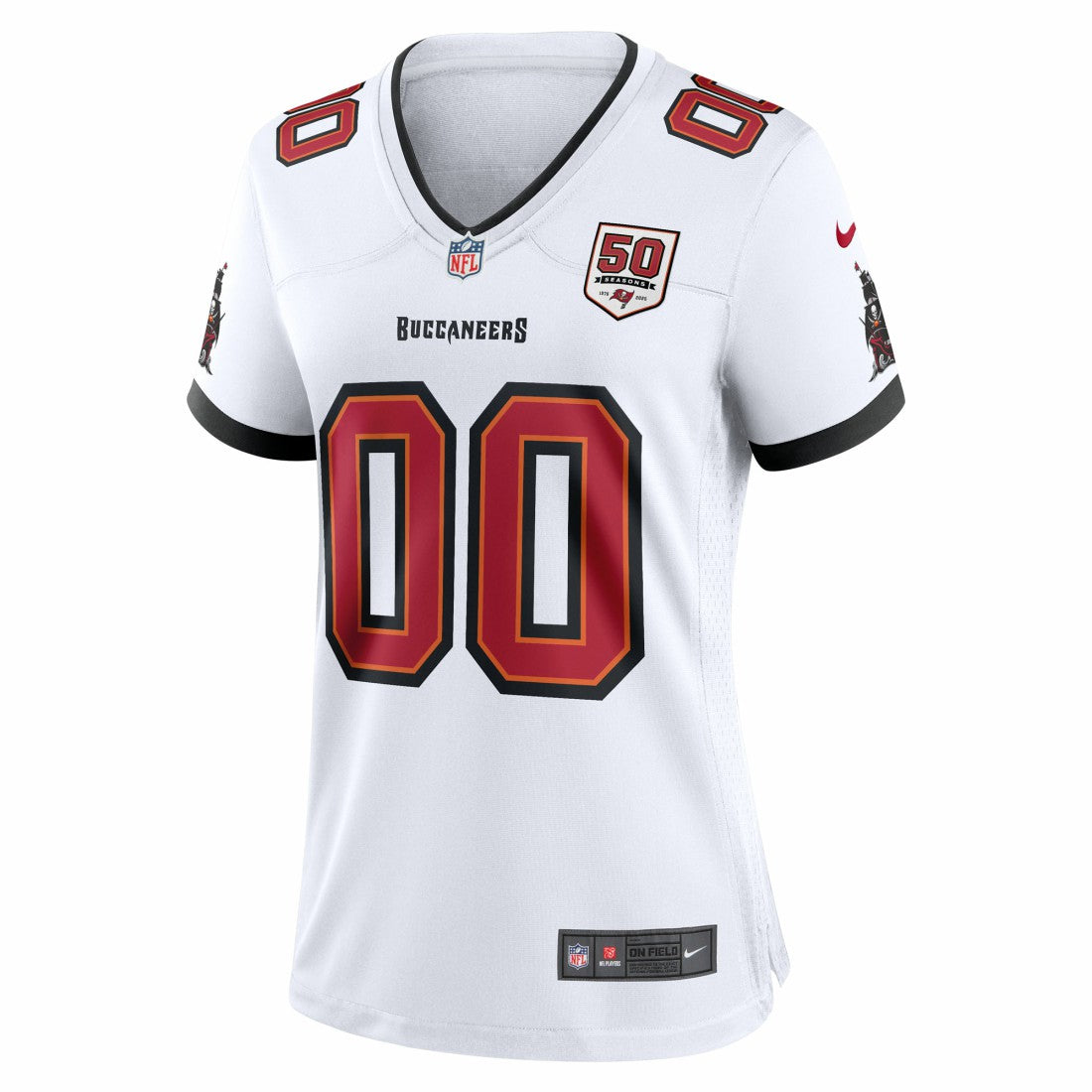 Tampa Bay Buccaneers Women's 50th Season Custom Game Jersey - White