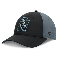 Utah Mammoth Fanatics Utah Badge Adjustable Hat Black/Charcoal