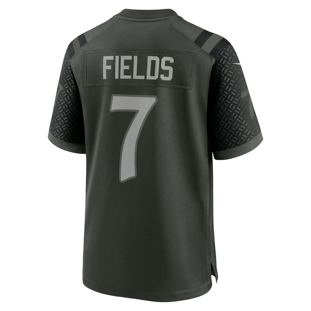 Justin Fields New York Jets 2025 Rivalries Collection Game Jersey - Gotham Green