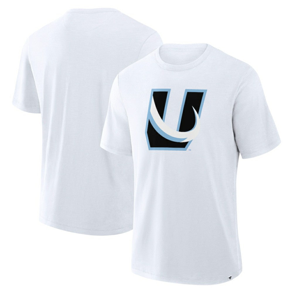 Utah Mammoth Fanatics Alternate Logo Stadium Slub T-Shirt White