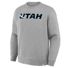 Utah Mammoth Fanatics Combo Legacy Fleece Sweatshirt Heather Gray