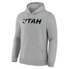 Utah Mammoth Fanatics Home Fleece Hoodie Heather Gray