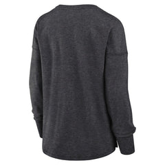 Utah Mammoth Fanatics Women's Primary Logo Legacy Long Sleeve T-Shirt Heather Charcoal