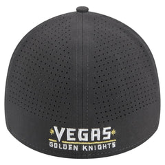Vegas Golden Knights New Era Zig Zag 39THIRTY A-Frame Perforated Flex Hat Gray