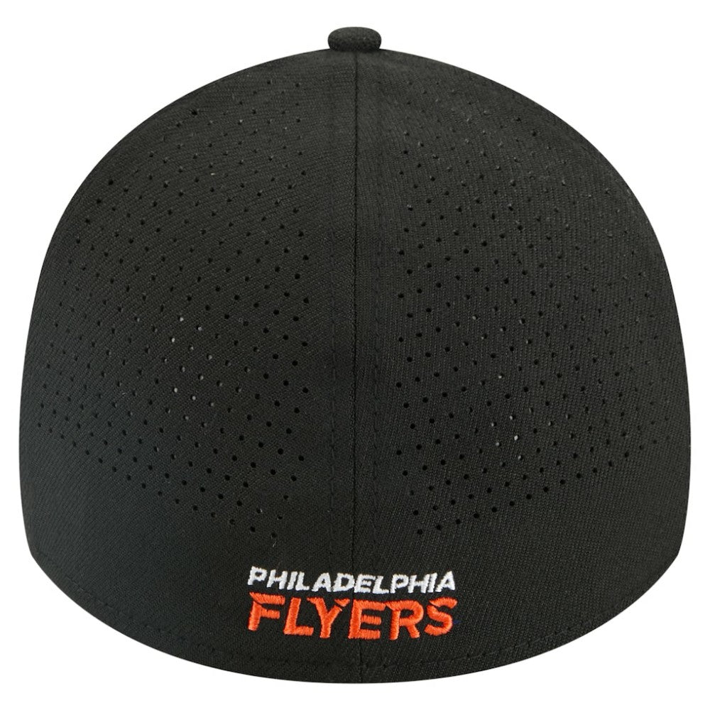 Philadelphia Flyers New Era 39THIRTY A-Frame Perforated Flex Hat Black