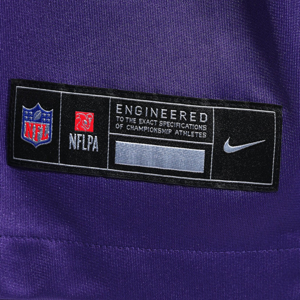 Jay Ward Minnesota Vikings Team Game Jersey - Purple