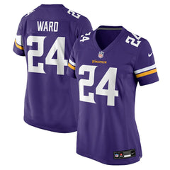 Jay Ward Minnesota Vikings Women's Team Game Jersey - Purple