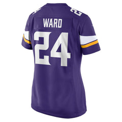 Jay Ward Minnesota Vikings Women's Team Game Jersey - Purple