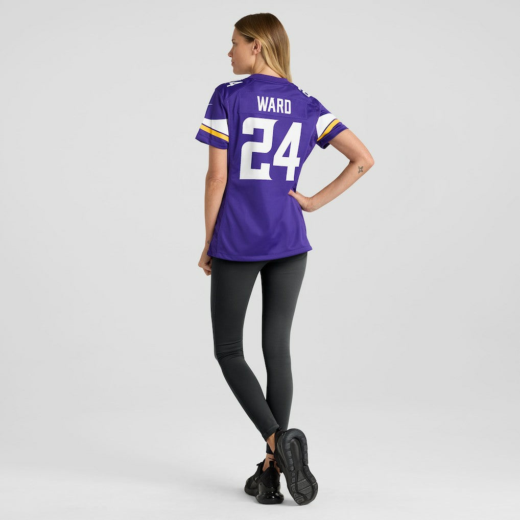 Jay Ward Minnesota Vikings Women's Team Game Jersey - Purple