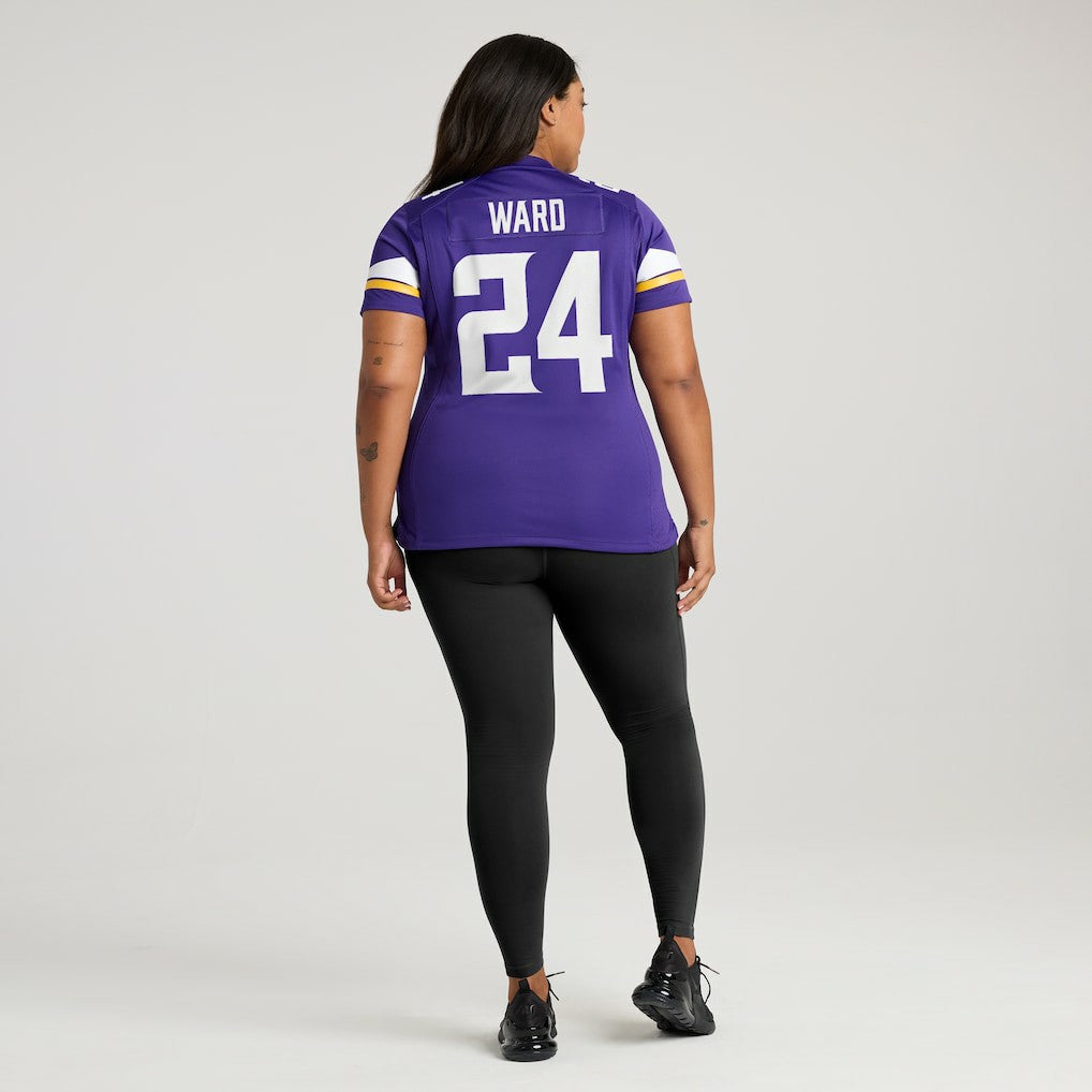 Jay Ward Minnesota Vikings Women's Team Game Jersey - Purple
