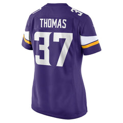 Tavierre Thomas Minnesota Vikings Women's Team Game Jersey - Purple