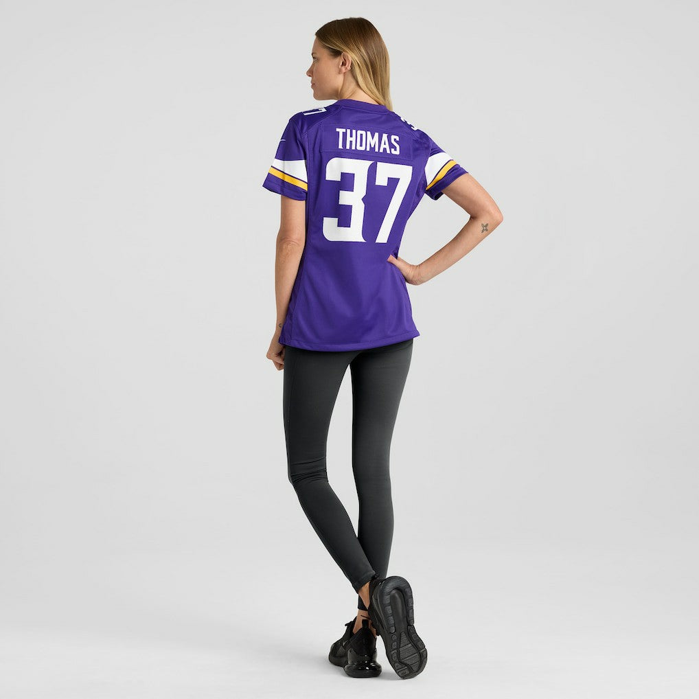 Tavierre Thomas Minnesota Vikings Women's Team Game Jersey - Purple