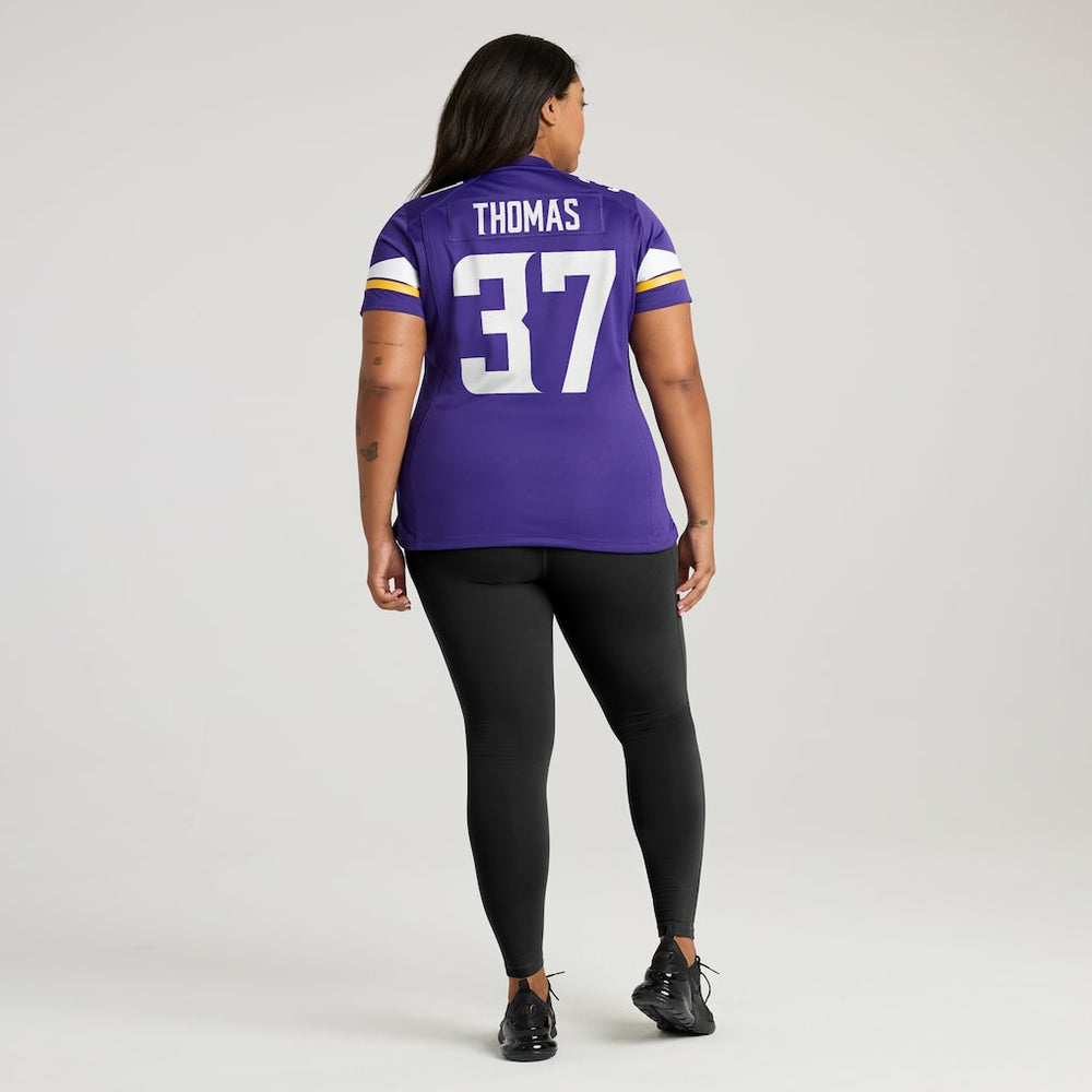 Tavierre Thomas Minnesota Vikings Women's Team Game Jersey - Purple
