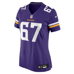 Justin Skule Minnesota Vikings Women's Team Game Jersey - Purple