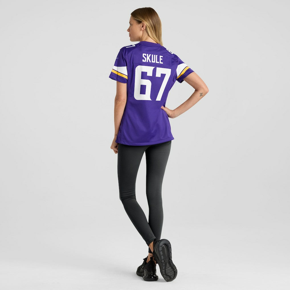 Justin Skule Minnesota Vikings Women's Team Game Jersey - Purple