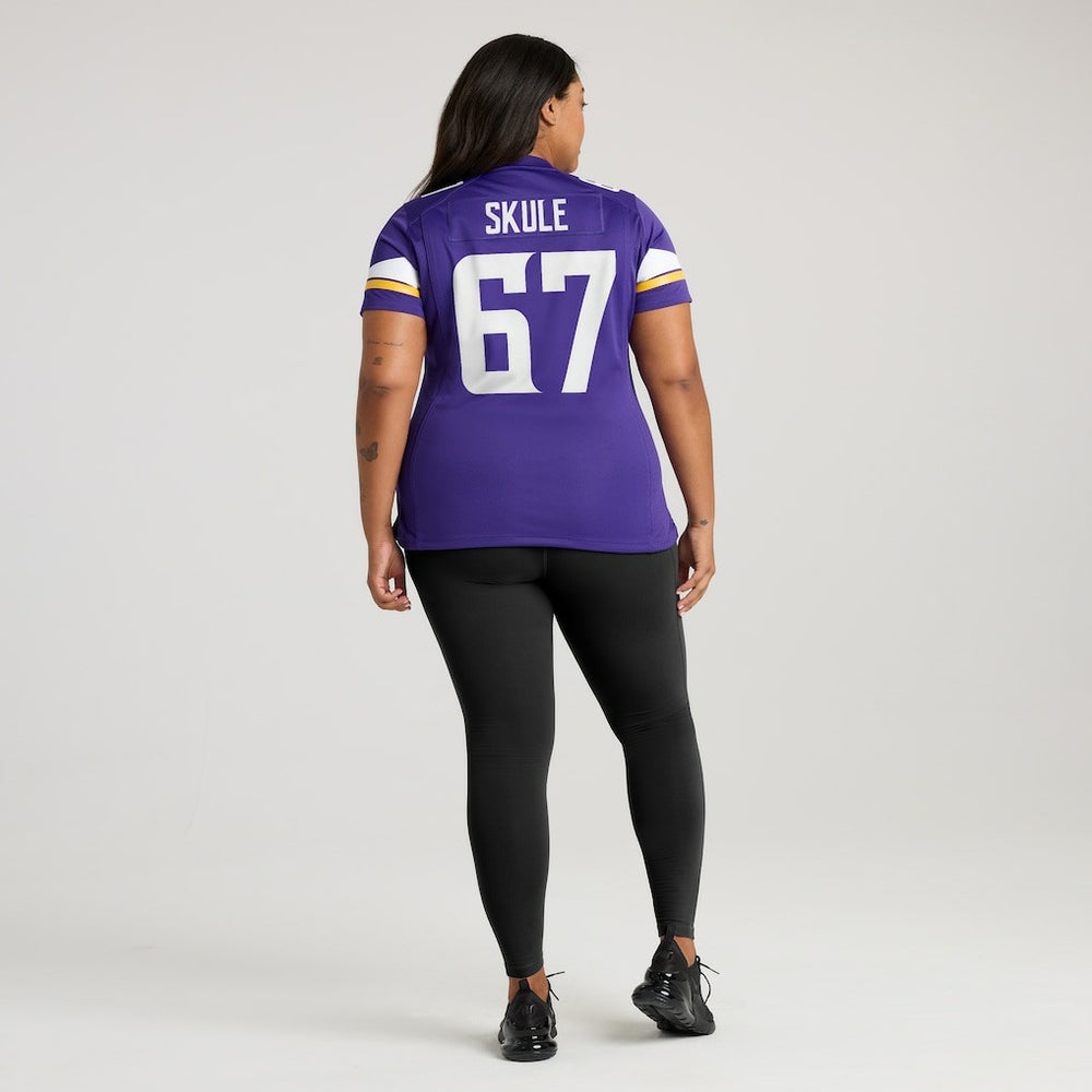 Justin Skule Minnesota Vikings Women's Team Game Jersey - Purple