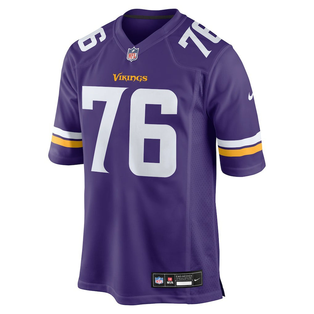 Will Fries Minnesota Vikings Team Game Jersey - Purple