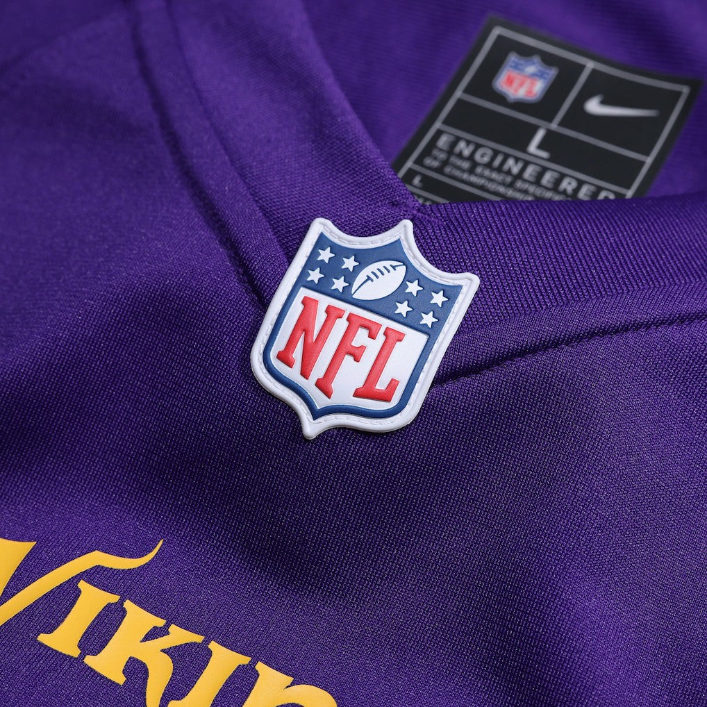 Will Fries Minnesota Vikings Team Game Jersey - Purple