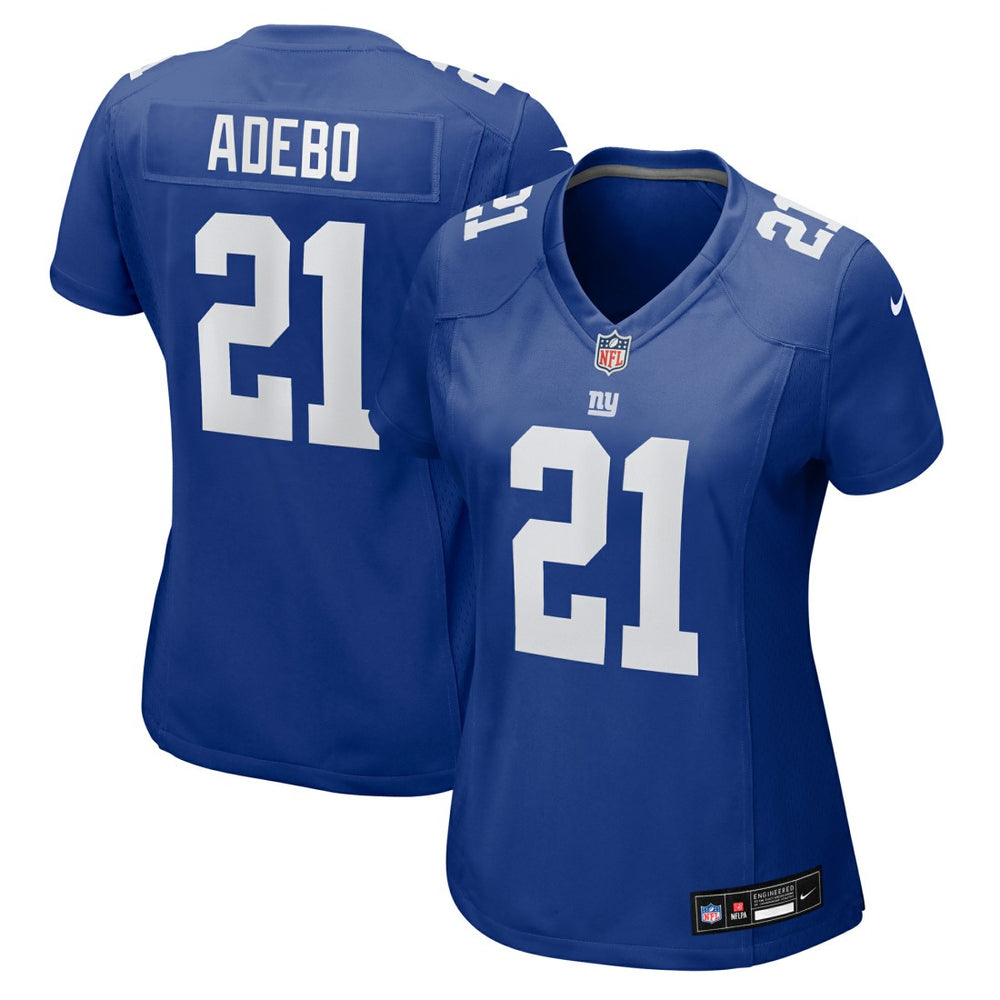 Paulson Adebo New York Giants Women's Team Game Jersey - Royal