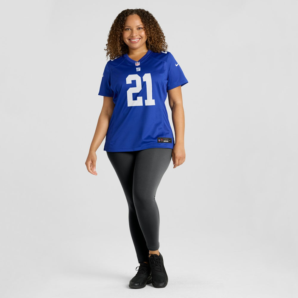 Paulson Adebo New York Giants Women's Team Game Jersey - Royal