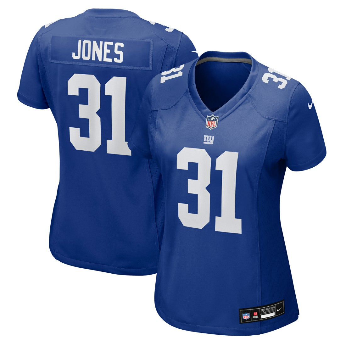 Nic Jones New York Giants Women's Team Game Jersey - Royal