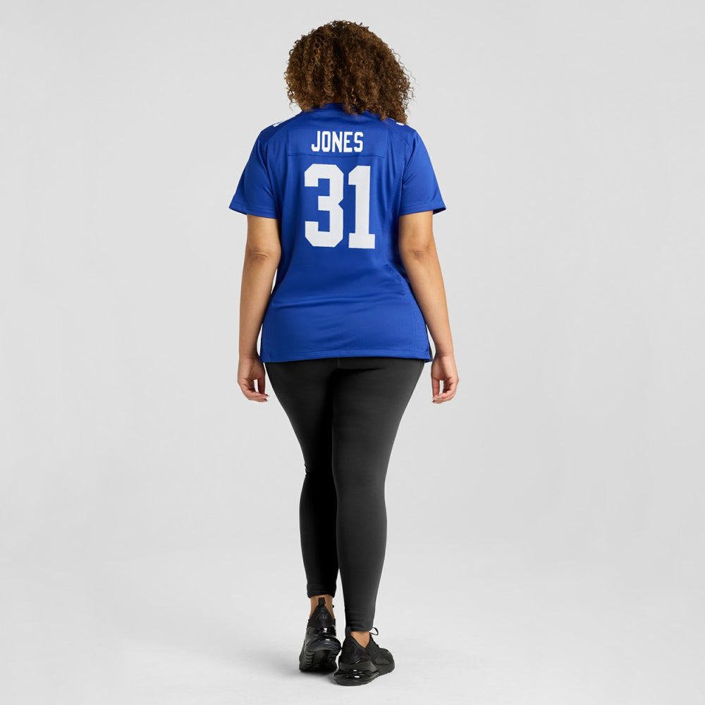 Nic Jones New York Giants Women's Team Game Jersey - Royal