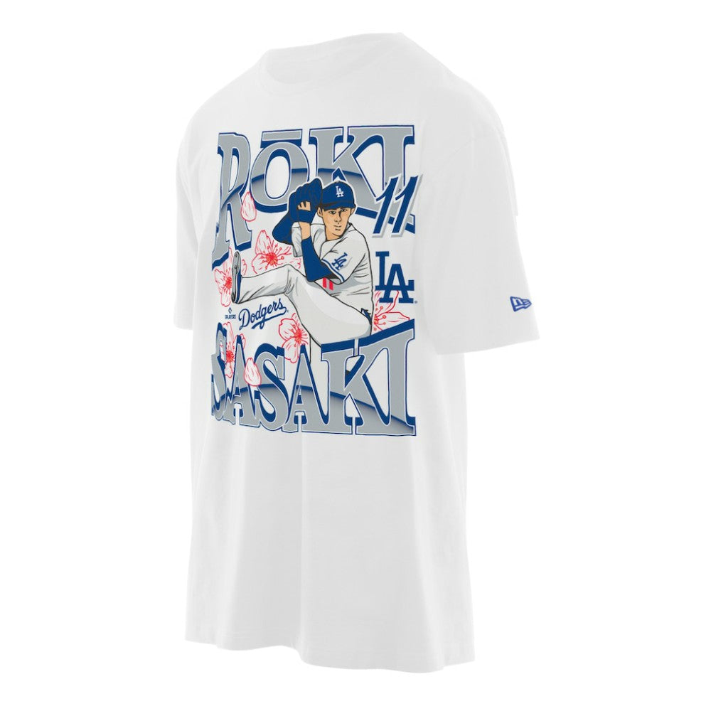 Roki Sasaki Los Angeles Dodgers Player T-Shirt White | New Era