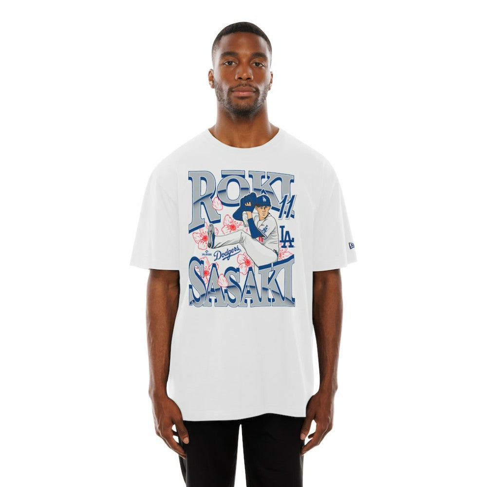 Roki Sasaki Los Angeles Dodgers Player T-Shirt White | New Era