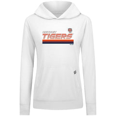 Detroit Tigers Levelwear Women's Relay Breaker Pullover Hoodie White
