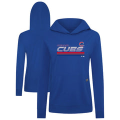 Chicago Cubs Levelwear Women's Relay Breaker Pullover Hoodie Royal