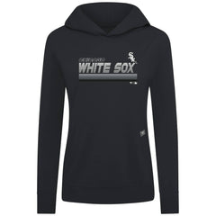 Chicago White Sox Levelwear Women's Relay Breaker Pullover Hoodie Black