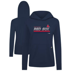 Boston Red Sox Levelwear Women's Relay Breaker Pullover Hoodie Navy