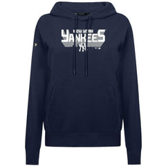 New York Yankees Levelwear Women's Adorn Retro 3D Pullover Hoodie Navy