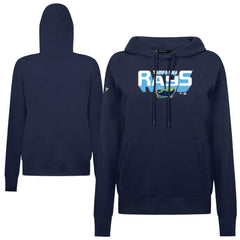 Tampa Bay Rays Levelwear Women's Adorn Retro 3D Pullover Hoodie Navy