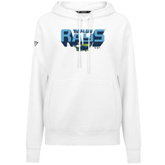 Tampa Bay Rays Levelwear Women's Adorn Retro 3D Pullover Hoodie White