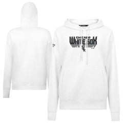 Chicago White Sox Levelwear Women's Adorn Retro 3D Pullover Hoodie White