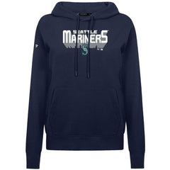 Seattle Mariners Levelwear Women's Adorn Retro 3D Pullover Hoodie Navy