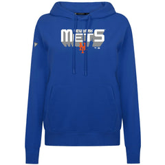 New York Mets Levelwear Women's Adorn Retro 3D Pullover Hoodie Royal