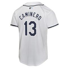 Junior Caminero Tampa Bay Rays Youth Home Player Game Jersey White | Nike