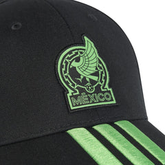 Mexico National Team Unisex FIFA x World Cup 2026 3 Stripes Baseball Adjustable Hat Black - Adidas