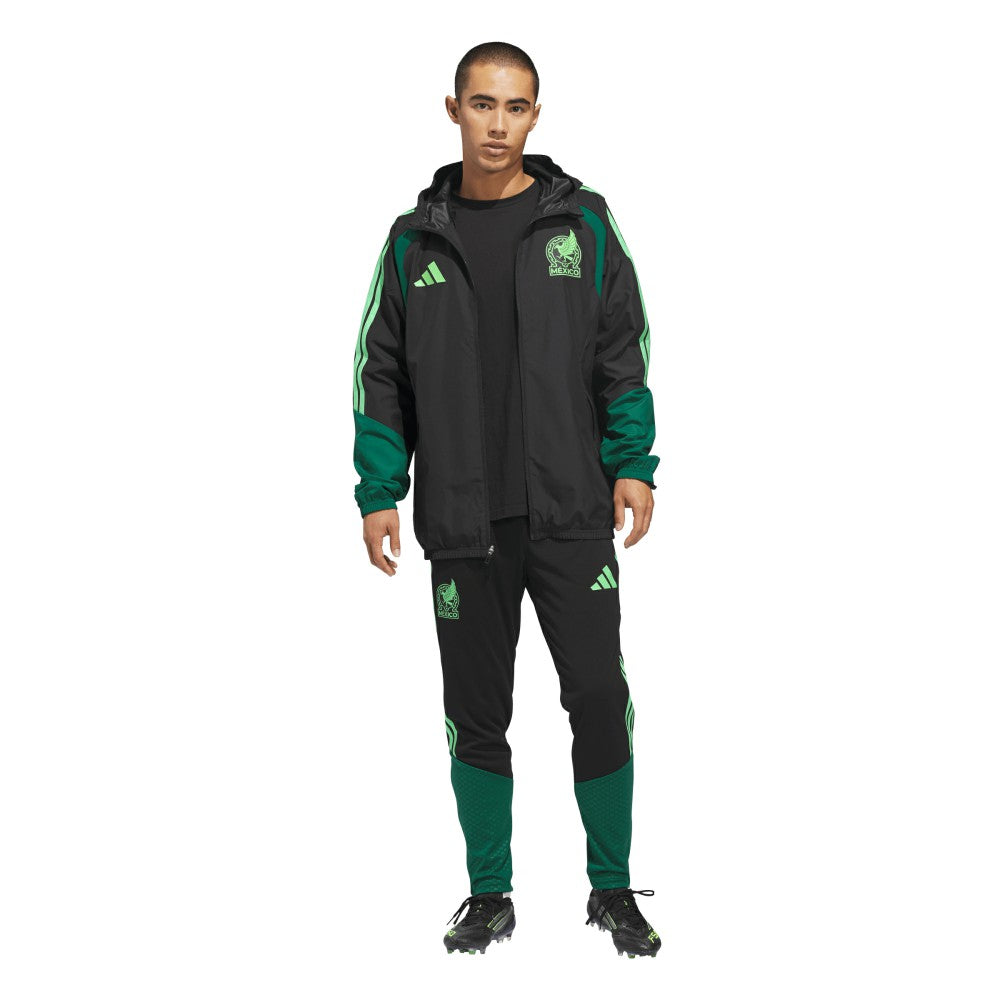 Mexico National Team FIFA x World Cup 2026 Tiro All Weather Full-Zip Jacket Black - Adidas