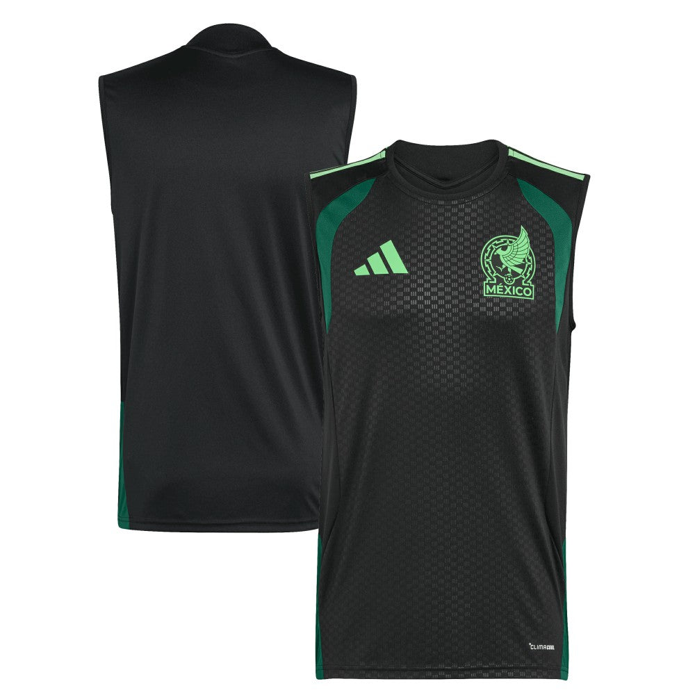 Mexico National Team FIFA x World Cup 2026 Sleeveless Training Jersey Black - Adidas