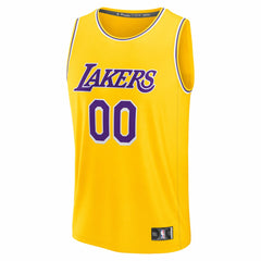 Los Angeles Lakers Fast Break Custom Jersey - Icon Edition - Gold