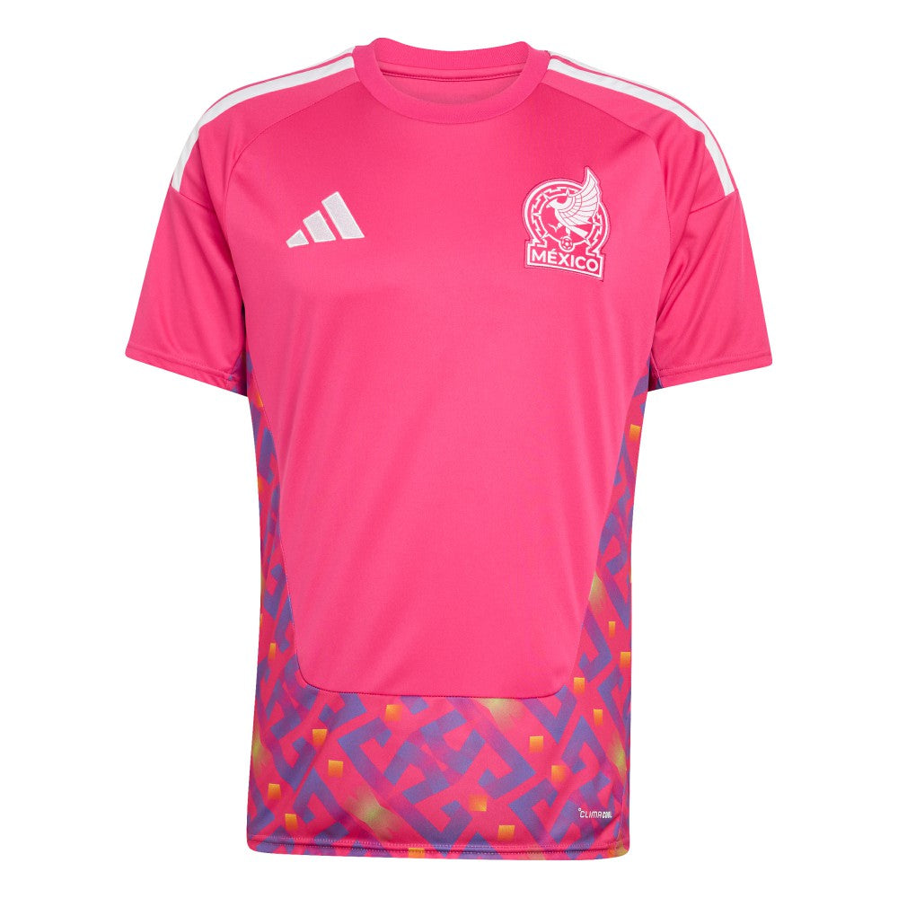 Mexico National Team FIFA x World Cup 2026 Goalkeeper Replica Jersey Pink - Adidas